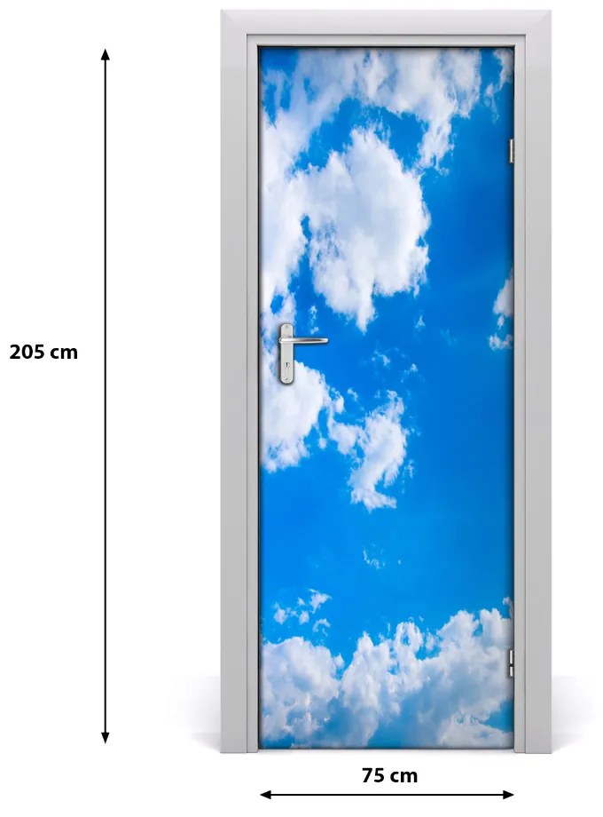 Fototapeta na dvere mraky na nebi 75x205 cm