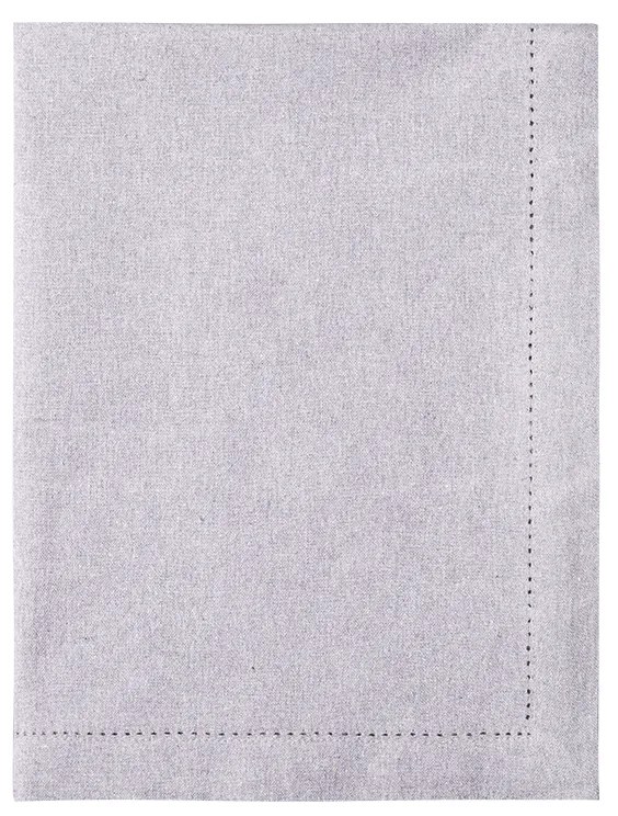 Svetlosivý bavlnený behúň na stôl 50 x 140 cm – Basic Ambiente - 596403