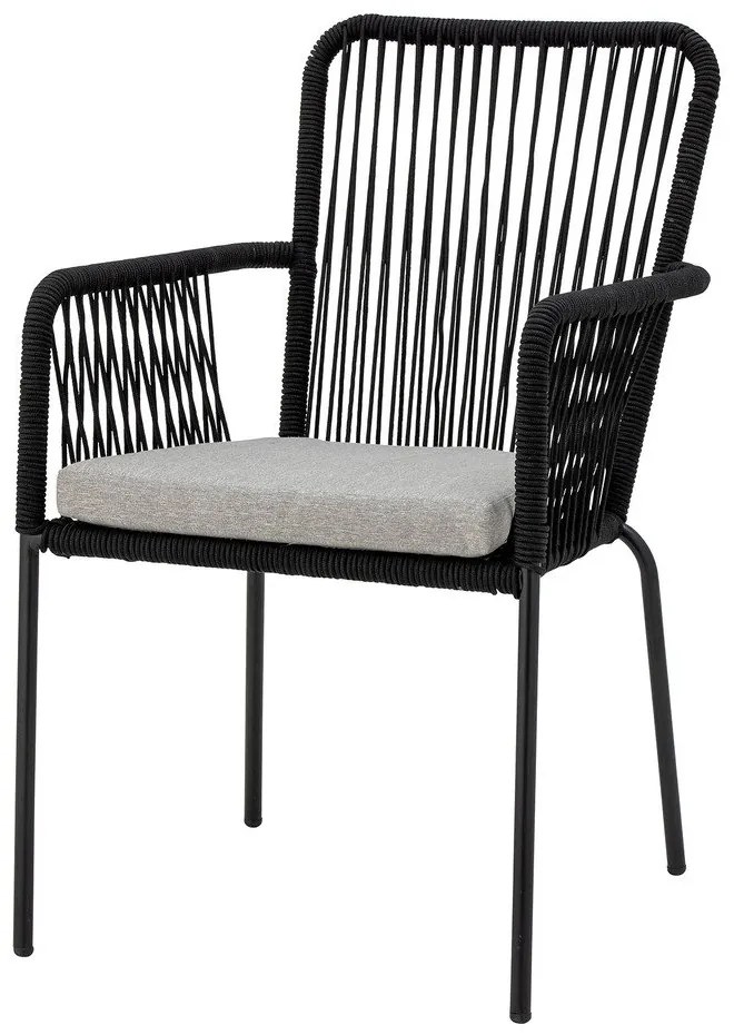 Čierne jedálenské stoličky v súprave 2 ks Santino – Bloomingville