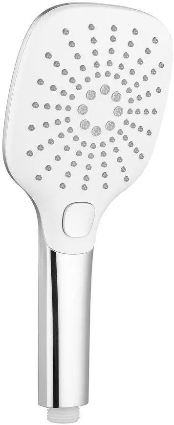 Sapho Sapho, Ručná masážná sprcha s tlačidlom, 3 režimy, 109x109mm, ABS/chróm, 1204-52