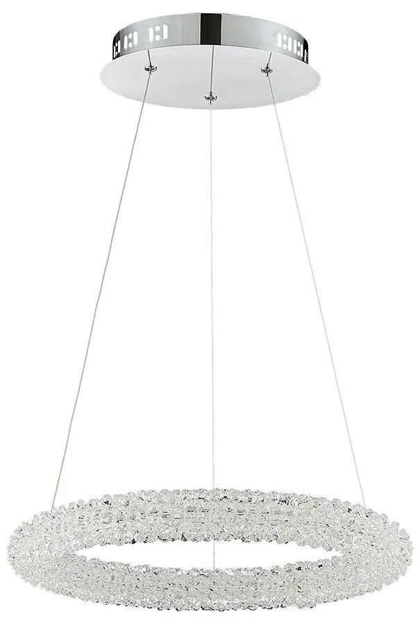 Luxera 64391 - LED Krištáľový luster na lanku ALMEDA LED/24W/230V