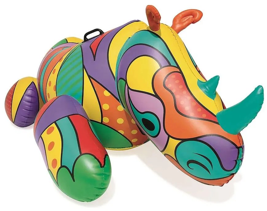 Farebné nafukovacie nosorožce 201cmx102cm 41116