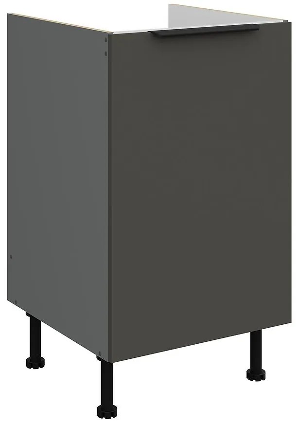 Kuchynská skrinka Aria-Gr/Ant Anti Fingerprint 50zl 1f Bb