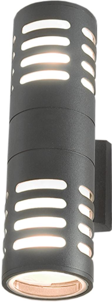 NOWODVORSKI Vonkajšie nástenné svietidlo MEKONG, čierne, 300mm
