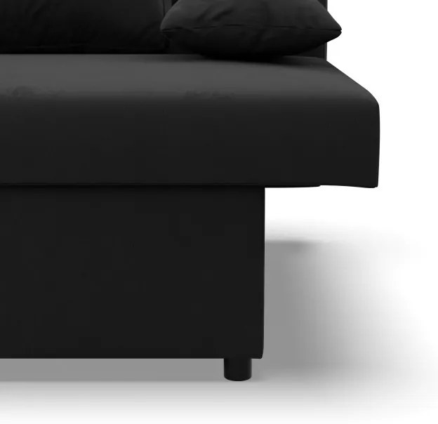 Pohovka NOLA rozkladacia, čierná