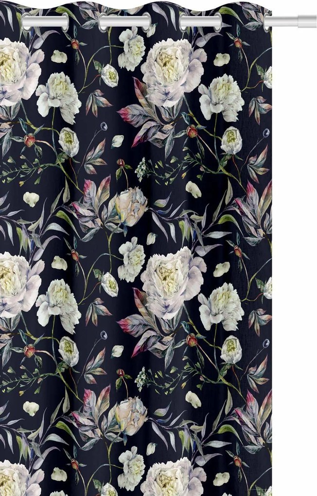 Velúrový záves PEONY 140x250 cm