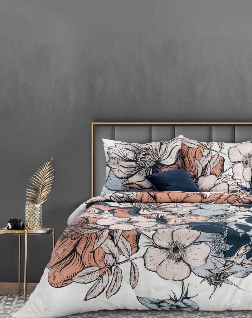 POSTEĽNÉ OBLIEČKY PREMIUM EMMA 220X200 CM, 2KS 70X80CM VZOROVANÉ