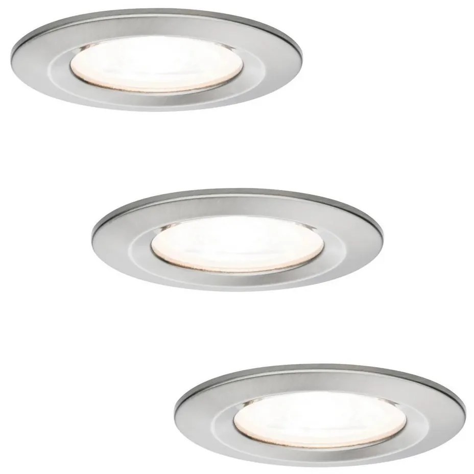 Paulmann Paulmann 93599 - SADA 3x LED GU10/7W IP44 Stmievateľné kúpeľňové svietidlo 230V W1869