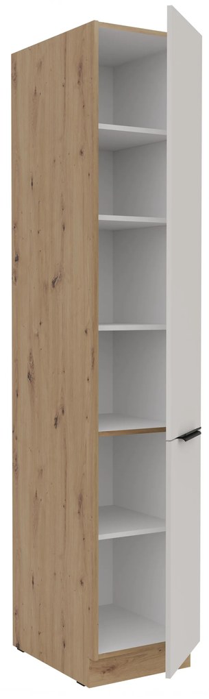 Potravinová kuchynská skrinka Sayla 40 DK-210 2F (kašmír + dub artisan). Akcia -20%. Vlastná spoľahlivá doprava až k Vám domov. 1121449