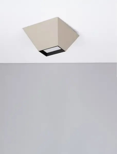 LED béžové moderné stropné svietidlo Utopia