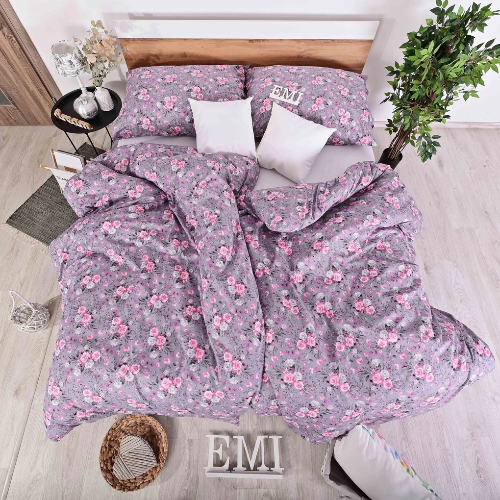 Obliečky bavlnené Ellie EMI: Štandardný set jednolôžko obsahuje 1x 140x200 + 1x 70x90