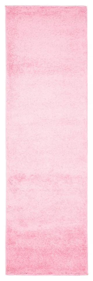 Kusový koberec Shaggy Parba ružový atyp 60x200cm