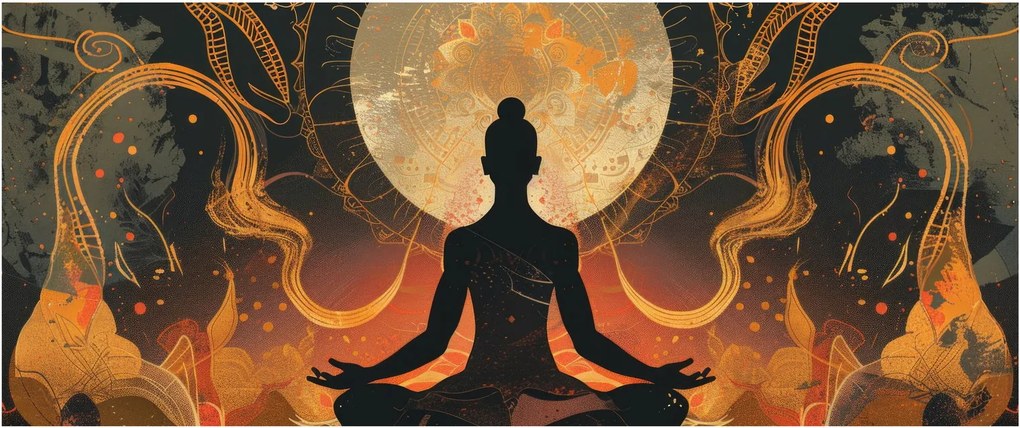 Obraz - Meditácia (120x50 cm)