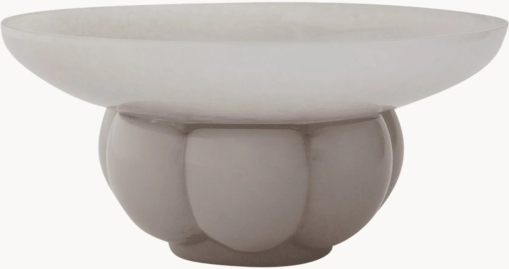 Ručne fúkaná sklenená dekoračná miska Uva