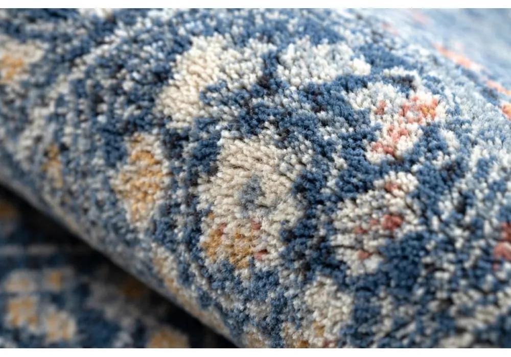 Vlnený kusový koberec Hamid modrý 160x230cm