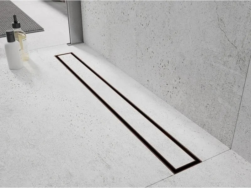 Mexen Flat 360° M13 sprchový žľab 2v1, 60 cm, medená matná, 1C10060-40