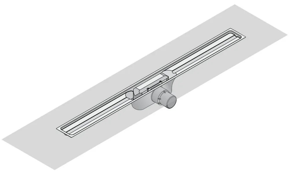 I-DRAIN Linear 72 sprchový žľab z nerezovej ocele s hydroizoláciou, dĺžka 700 mm, ID5M07001X1