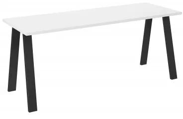 Jedálenský stôl Kermit 185x67 (biela) (pre 4- 6 osob). Vlastná spoľahlivá doprava až k Vám domov. 1033073