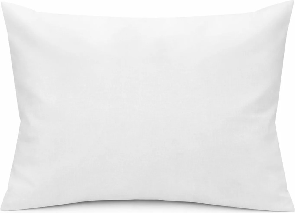 BAVLNENÁ OBLIEČKA NA VANKÚŠ SMOOTH 70X80 CM BIELA