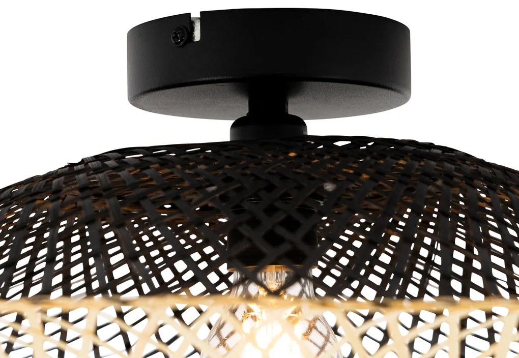 Orientálne vonkajšie stropné svietidlo bambus 50 cm IP44 - Rina