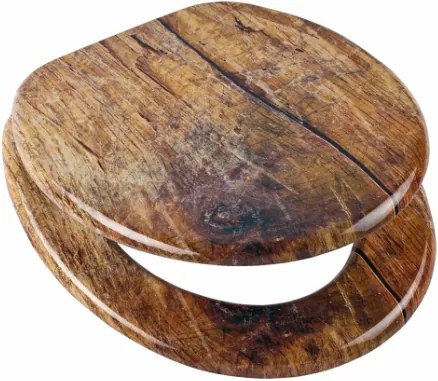 WC sedadlo Solid Wood so spomaľovacím mechanizmom SOFT-CLOSE