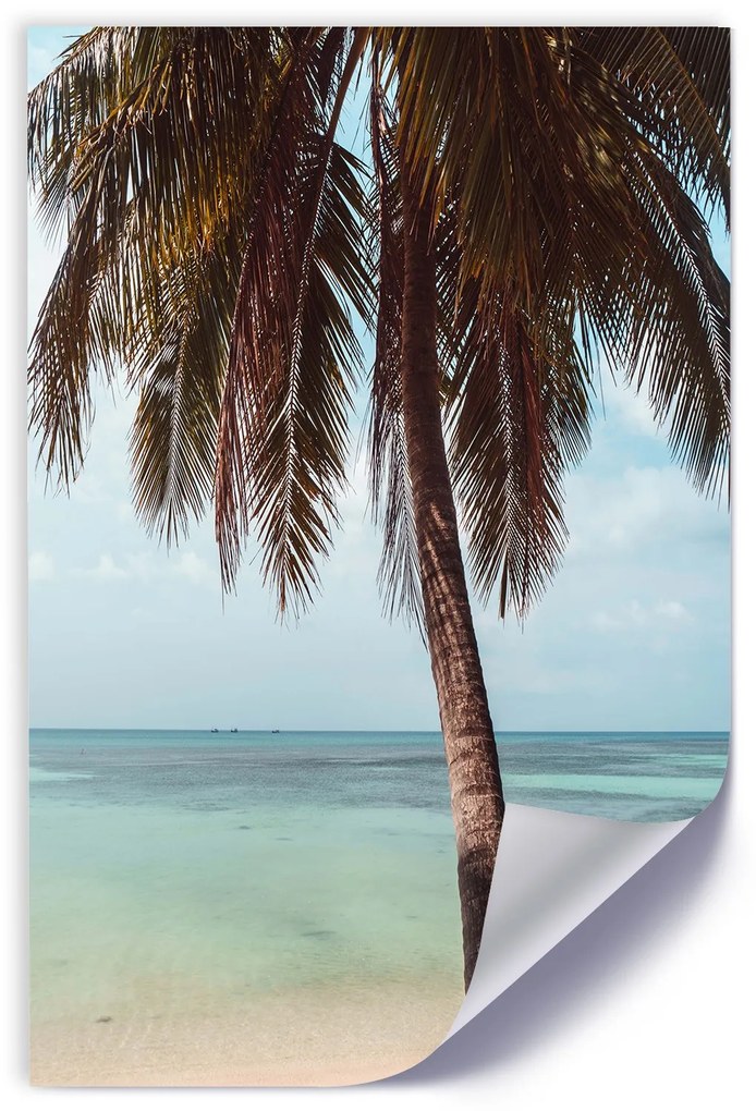 Gario Plagát Pláž na oceáne Farba rámu: Bez rámu, Rozmery: 40 x 60 cm