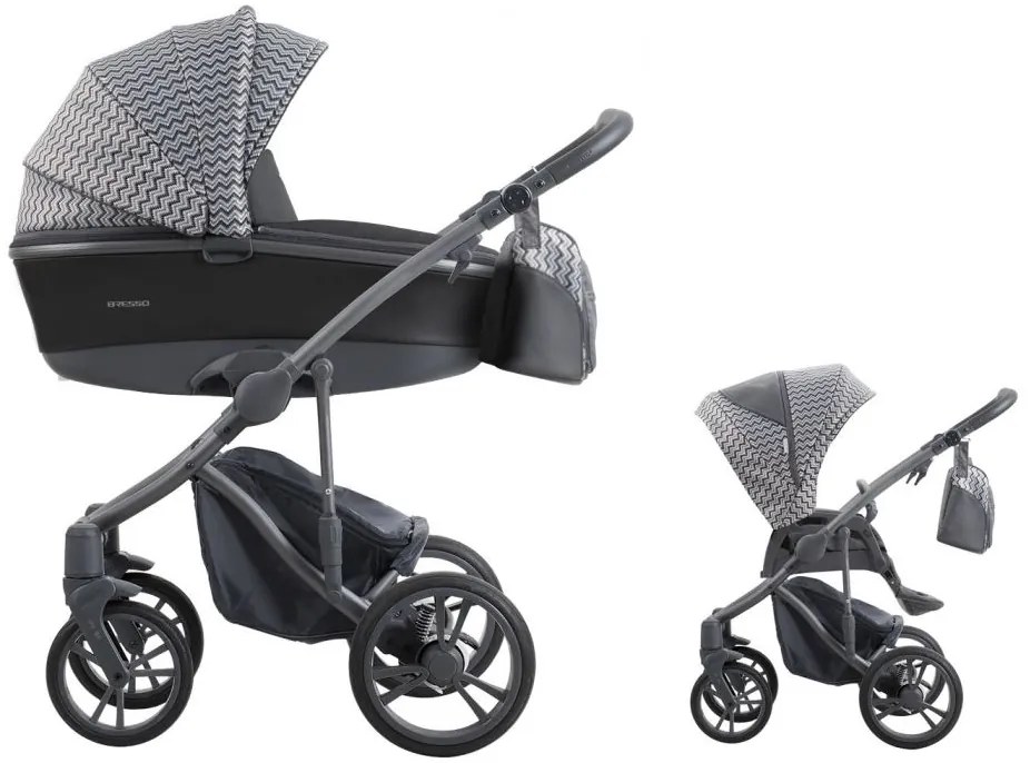 Kočík Bebetto Bresso Grey 2v1 - 25