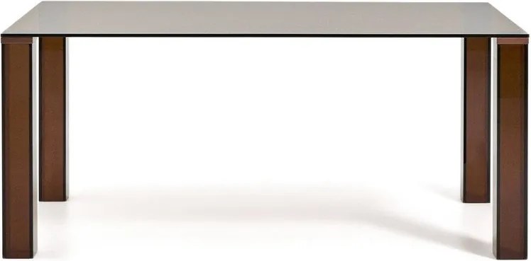 Sklenený jedálenský stôl 90x160 cm Adularia – Kave Home