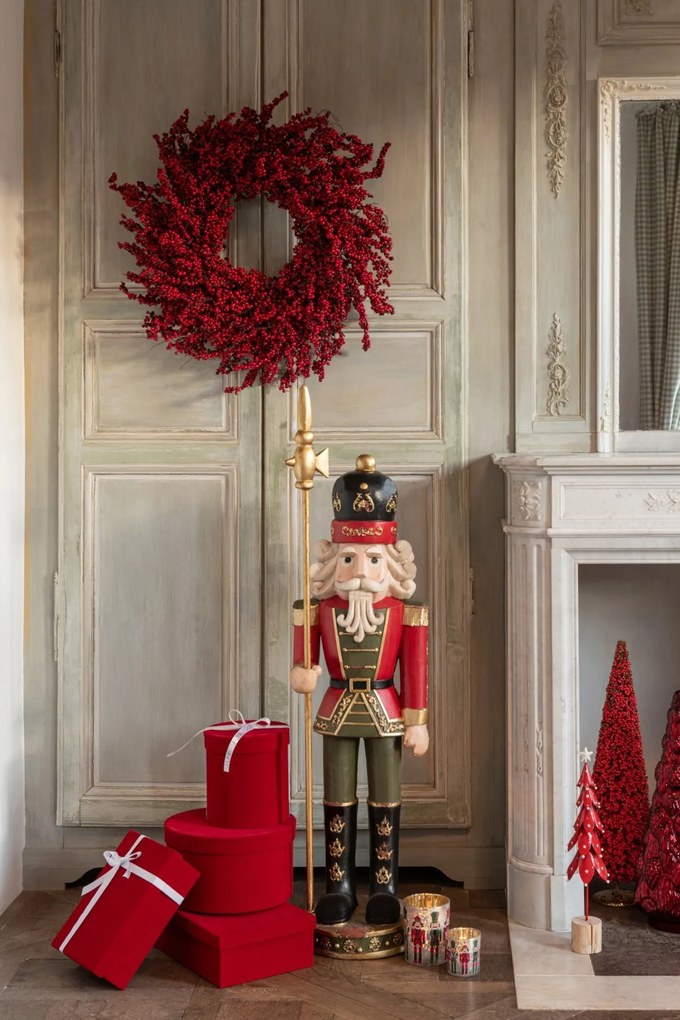 Vonkajšie vianočné dekorácie luskáčik Nutcracker – 30*25*110 cm