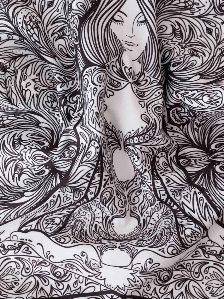 Obliečka na vankúšik mikroplyš 45 × 45 cm - Buddha 6 L02