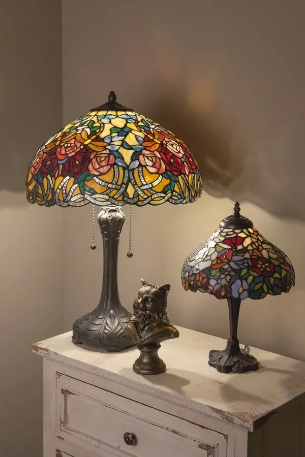 Stilní lampa Tiffany Woman