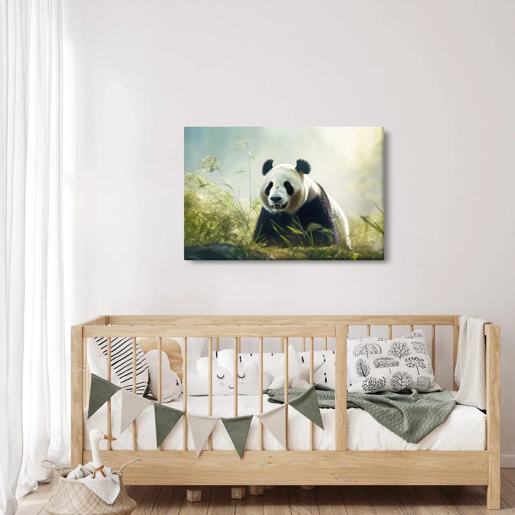 Obraz - Panda (90x60 cm)