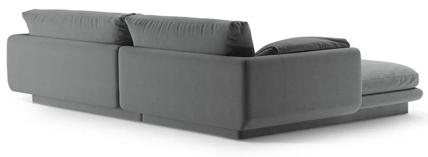 Tmavosivá rohová pohovka (pravý roh) Torino – Micadoni Home