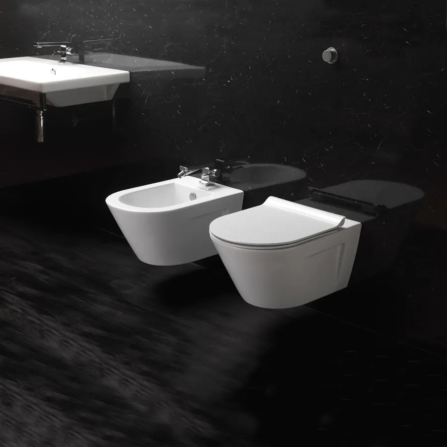 GSI GSI, NORM/PURA WC sedátko, SLIM, Soft Close, biela/chrom, MS86CSN11