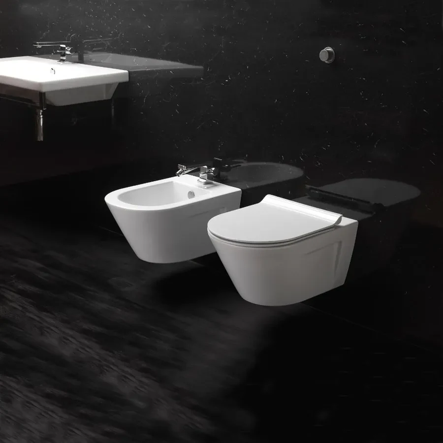 GSI GSI, NORM/PURA WC sedátko, SLIM, Soft Close, biela/chrom, MS86CSN11