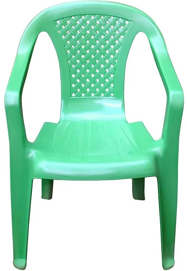 Stolička detská zelená