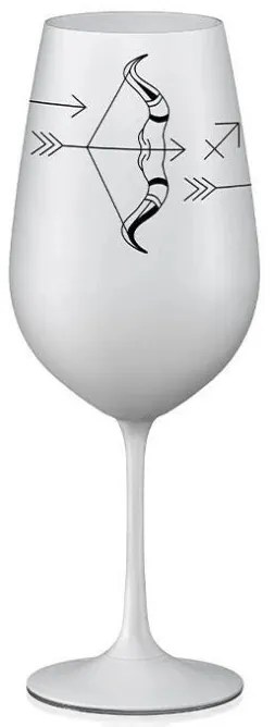 Crystalex pohár Zverokruhy Strelec biela 550 ml