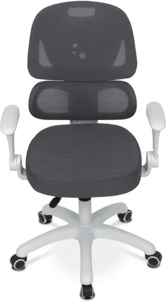 Detská otočná stolička sivá KA-K1063 GREY