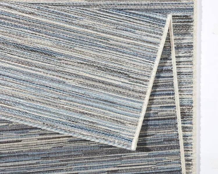 NORTHRUGS - Hanse Home koberce Kusový koberec Lotus 102445 hellgrau Blau Meliert – na von aj na doma - 120x170 cm