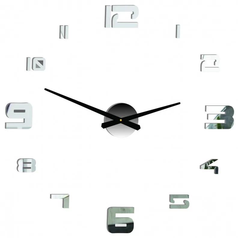 Stylesa Nástenné hodiny nalepovacie P021 DIY STRONGO i čierne