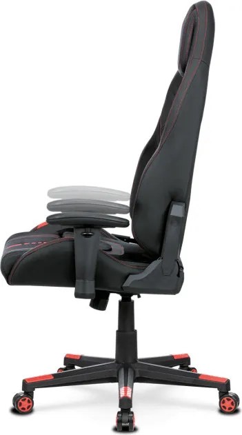 Herná stolička čierna KA-R209 RED