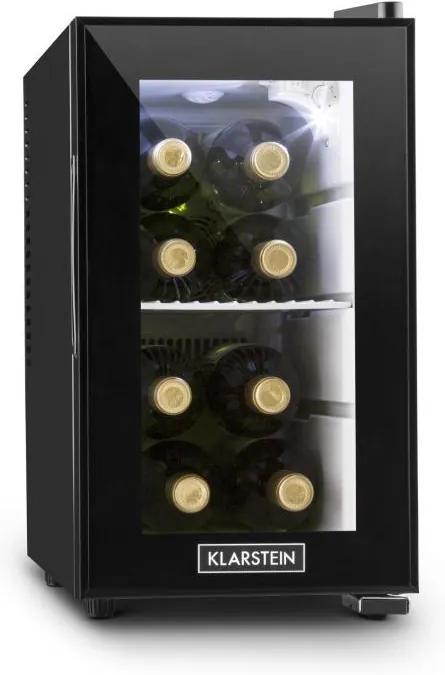 Klarstein Beerlocker S, čierna, mini chladnička, 21 litrov, trieda A+