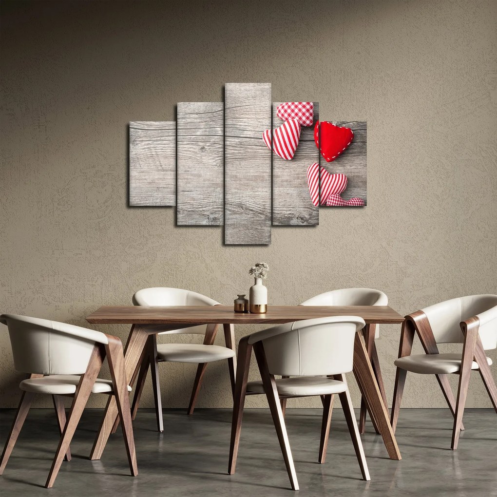 Obraz - Srdiečka (150x105 cm)