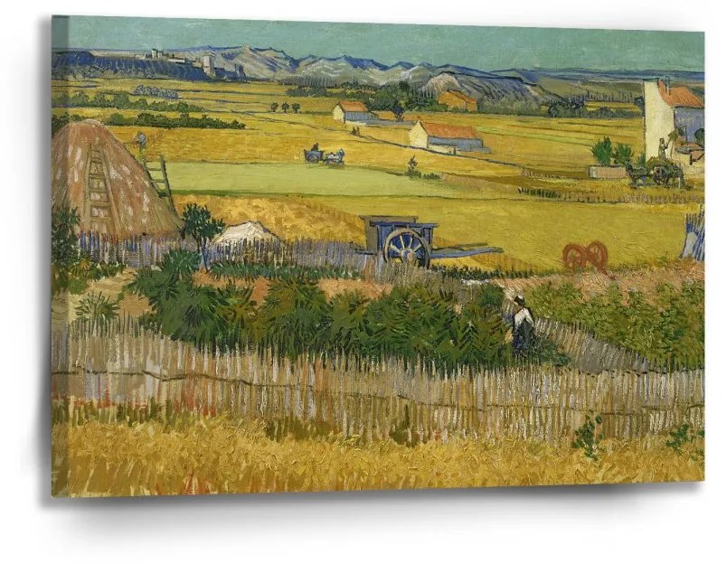 Sablio Obraz Úroda - Vincent van Gogh - 90x60 cm