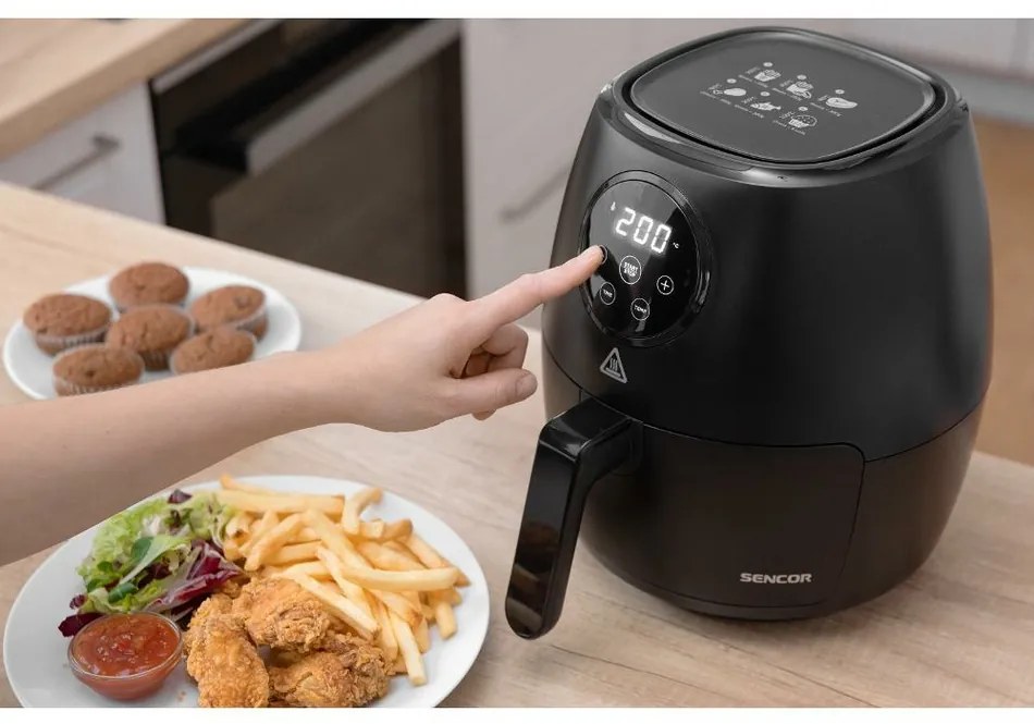 Sencor SFR 5030BK teplovzdušná fritéza