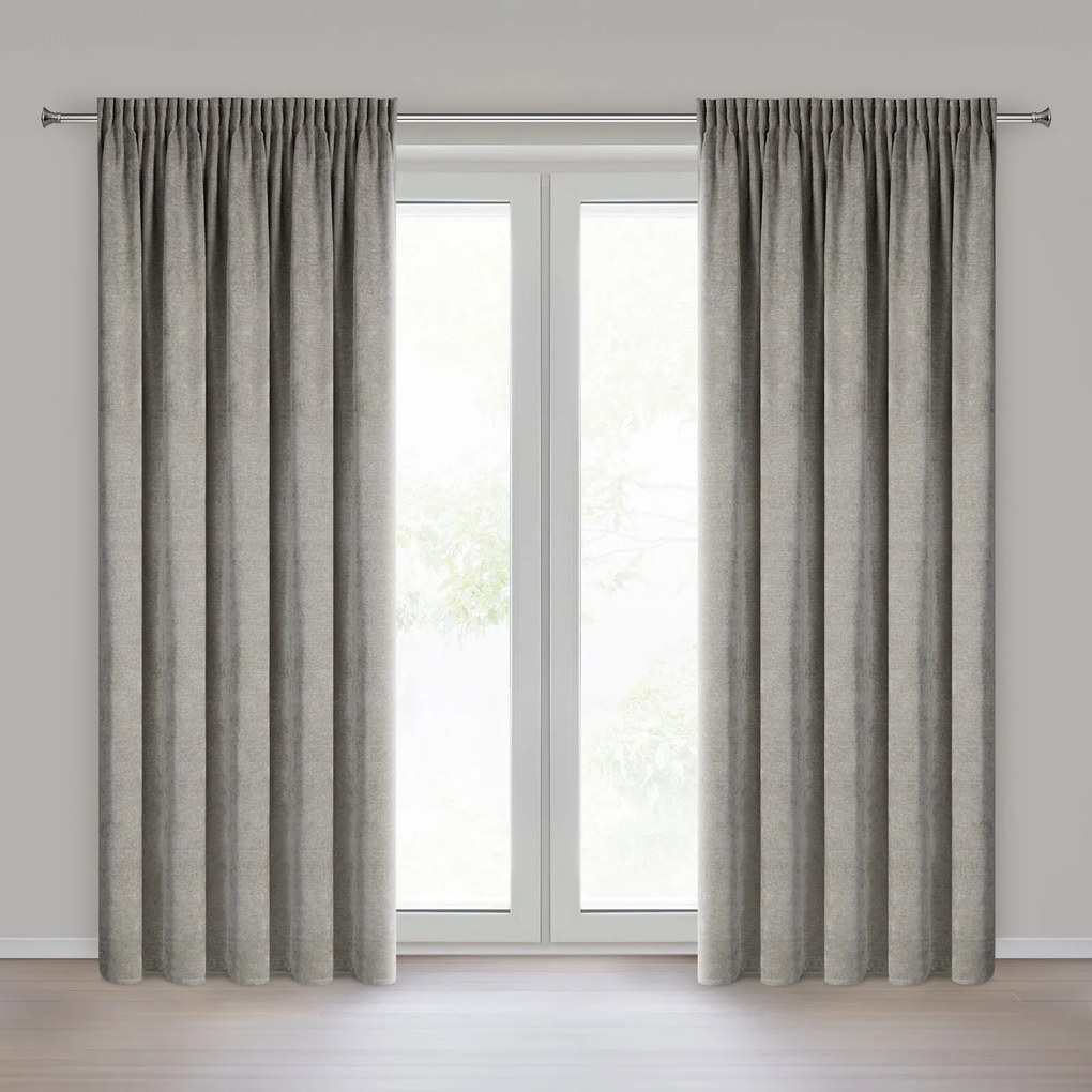 ZATEMŇOVACÍ ZÁVES NA PÁSKE NESKA 140X270 CM BÉŽOVÁ