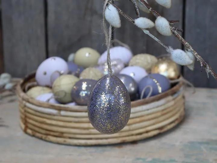 Chic Antique Veľkonočné vajíčko Gold Mica