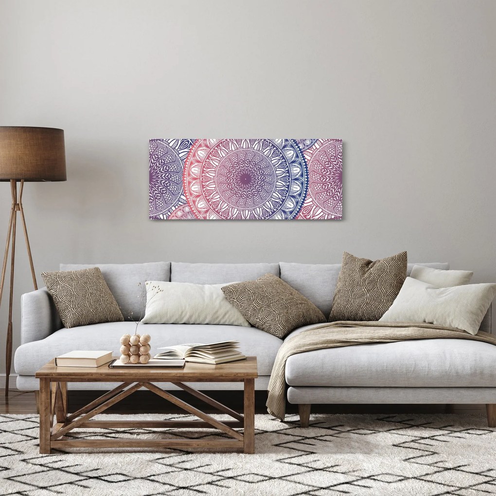 Obraz z mandál (120x50 cm)