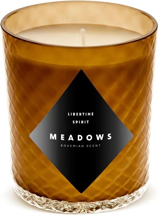 Meadows Vonná sviečka Libertine Spirit medium jantárová