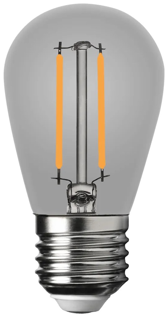 Dekoračná LED žiarovka E27 teplá 2700k 1w 50 lm smoked